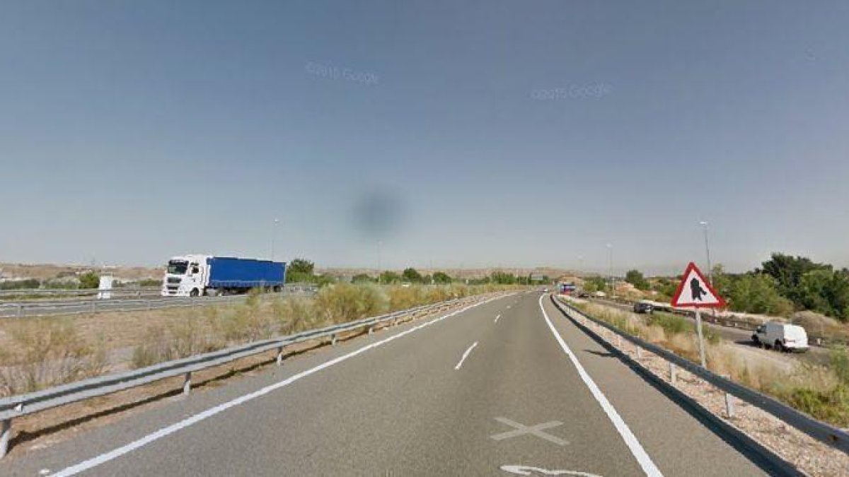 Tramo de la carretera R-3.-GOOGLE MAPS