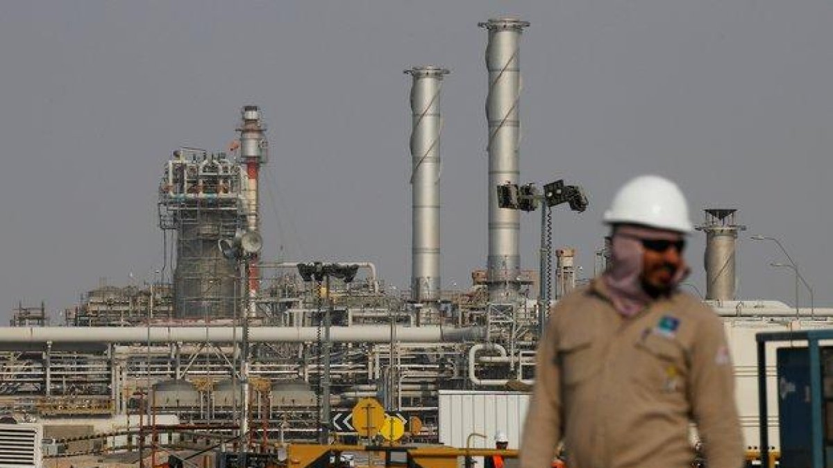 Instalaciones de Aramco en Arabia Saudí.-