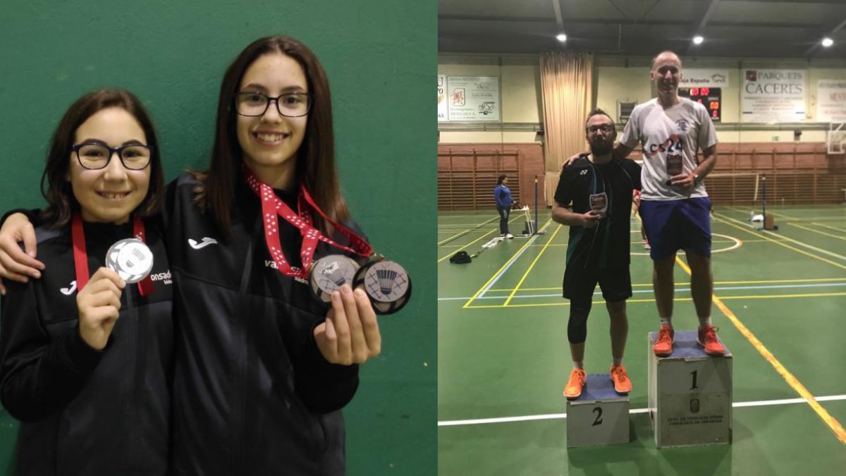 El bádminton soriano continúa dando éxitos al deporte provincial.-HDS