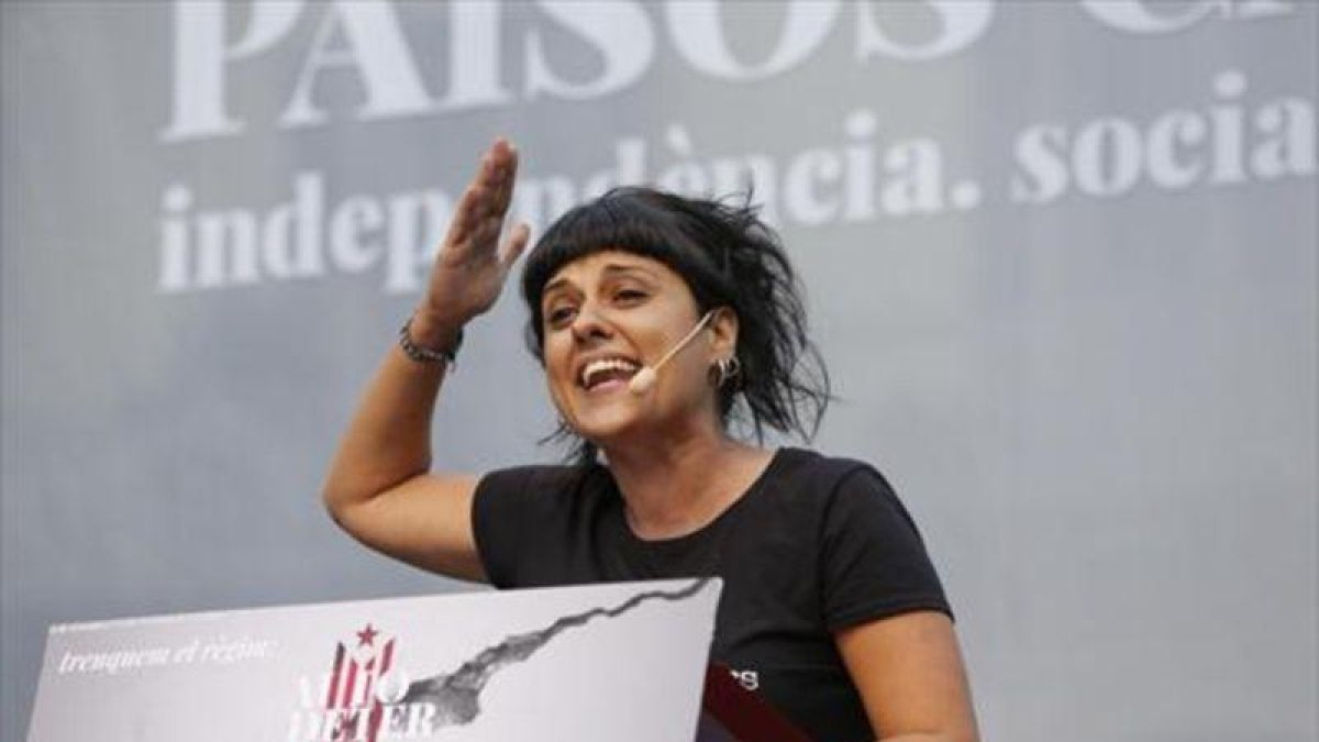 Anna Gabriel, exdiputada de la CUP.-ALVARO MONGE