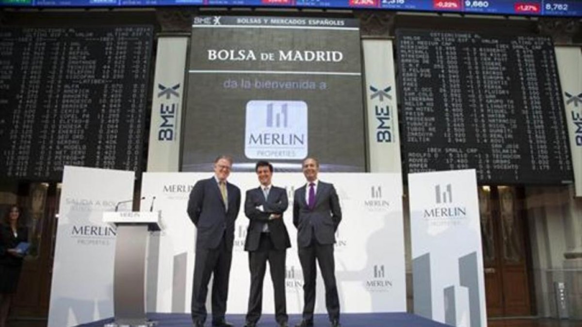 Presentación de Merlin Propierties en la Bolsa de Madrid-EL PERIÓDICO