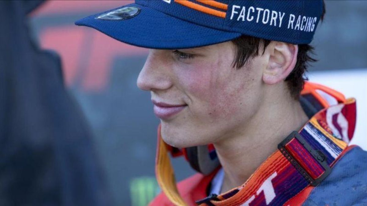 El campeón de motocros Jorge Prado.-EL PERIÓDICO