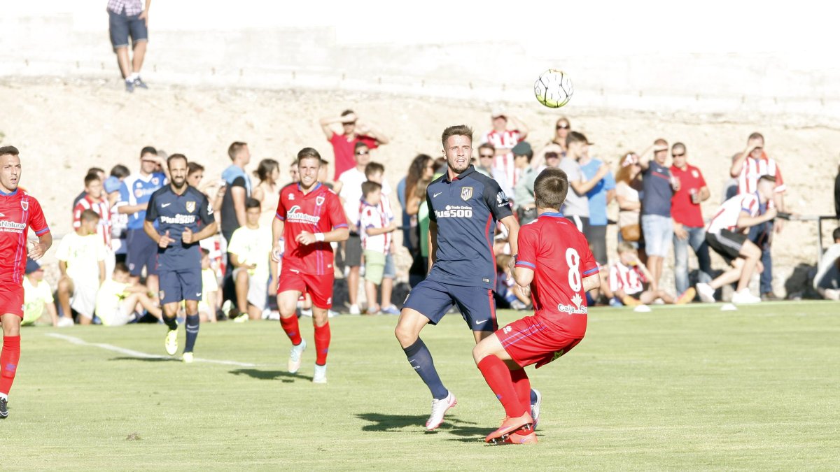 El Numancia arrancará de nuevo la pretemporada ante el Atlético de Madrid en El Burgo de Osma. MARIO TEJEDOR