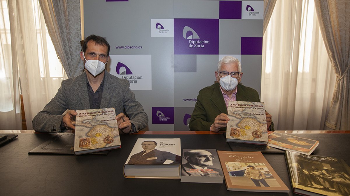 Presentación en Diputación con Enrique Rubio y Juan Manuel Ruiz.-MARIO TEJEDOR