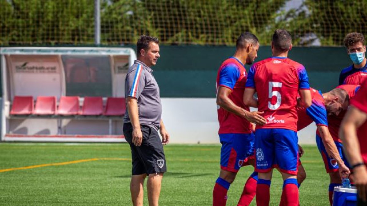 Diego Martínez en la pretemporada del año pasado en la Ciudad Deportiva. MARIO TEJEDOR