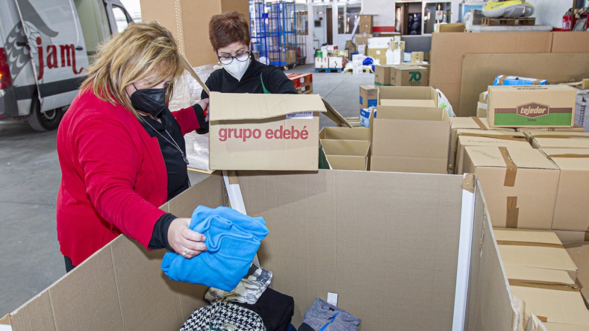 Recogida solidaria para Ucrania - MARIO TEJEDOR