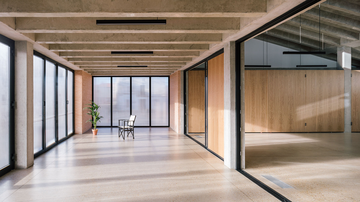 El Teleclub de Noviercas, ganador de un premio Cemex gracias al diseño de Rocío García y Pedro Torres. HDS
