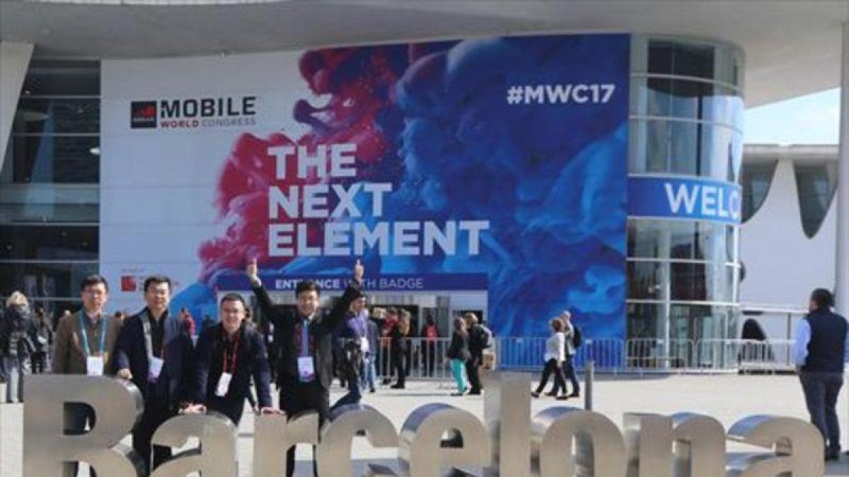Último día del MWC 2017 en La Fira.-DANNY CAMINAL