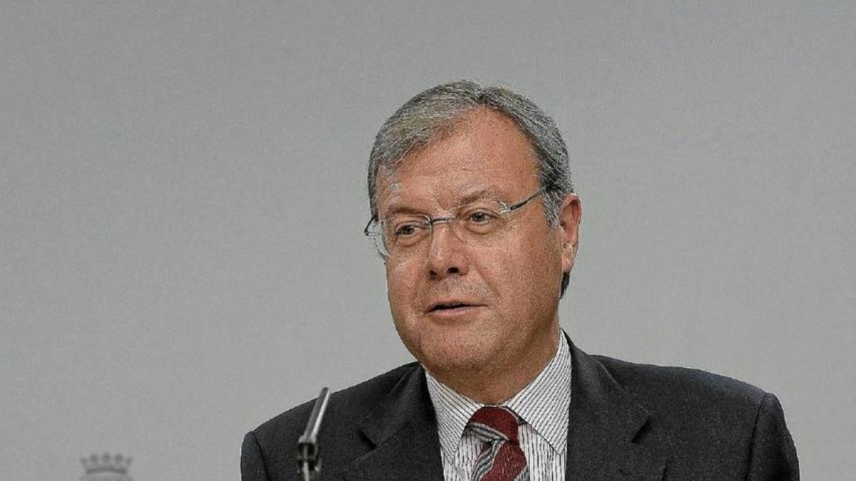El consejero de Fomento y Medio Ambiente, Antonio Silván-