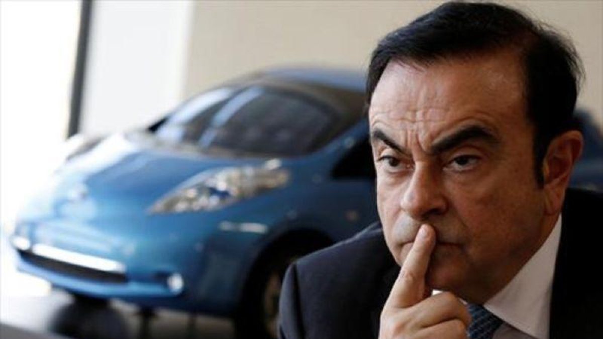 Carlos Ghosn en una conferencia de prensa en Japón el pasado 23 de febrero.-REUTERS / TORU HANAI
