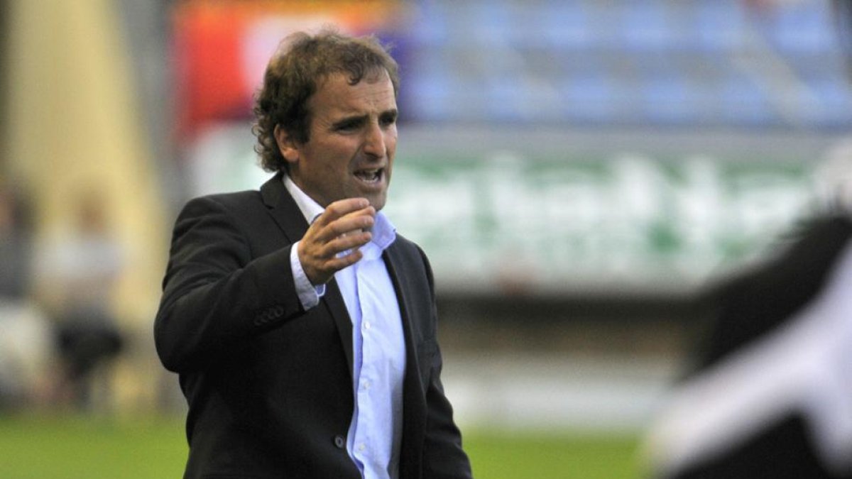 El entrenador del Numancia Jagoba Arrasate.-DIEGO MAYOR