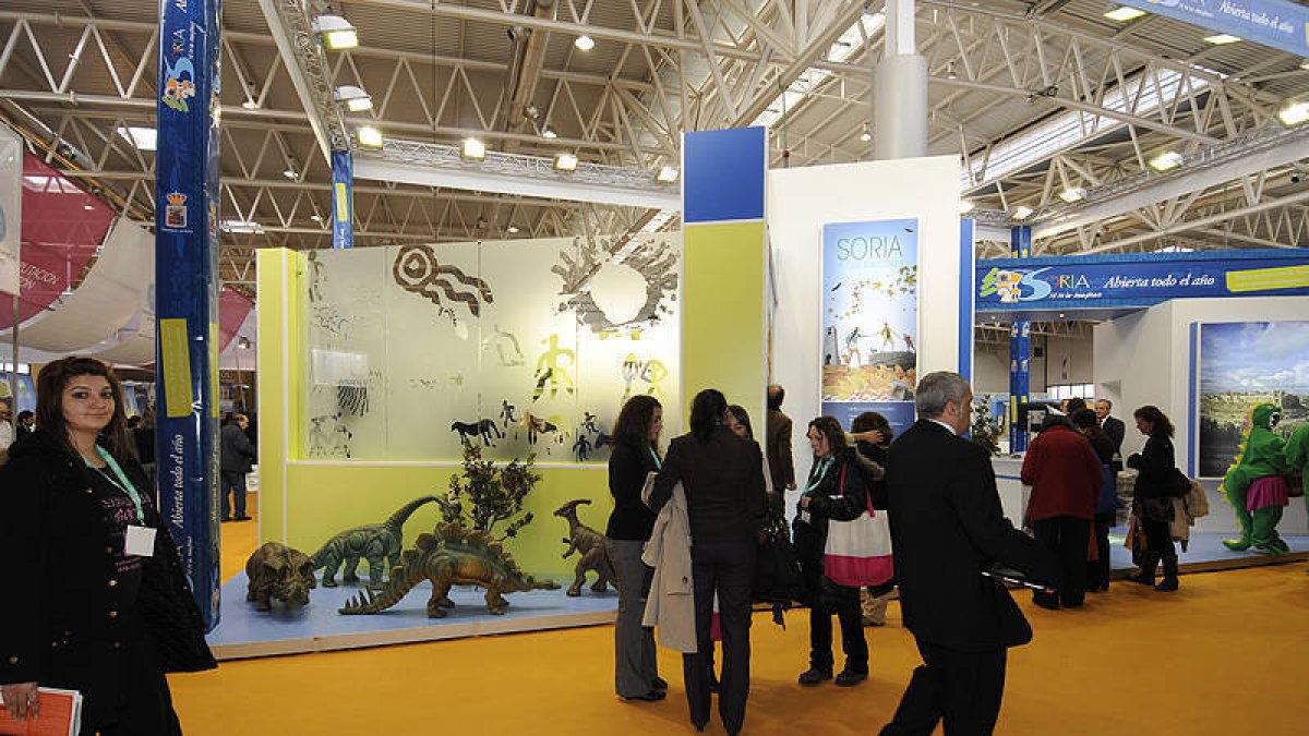 El stand de Soria en Intur. / VALENTÍN GUISANDE-