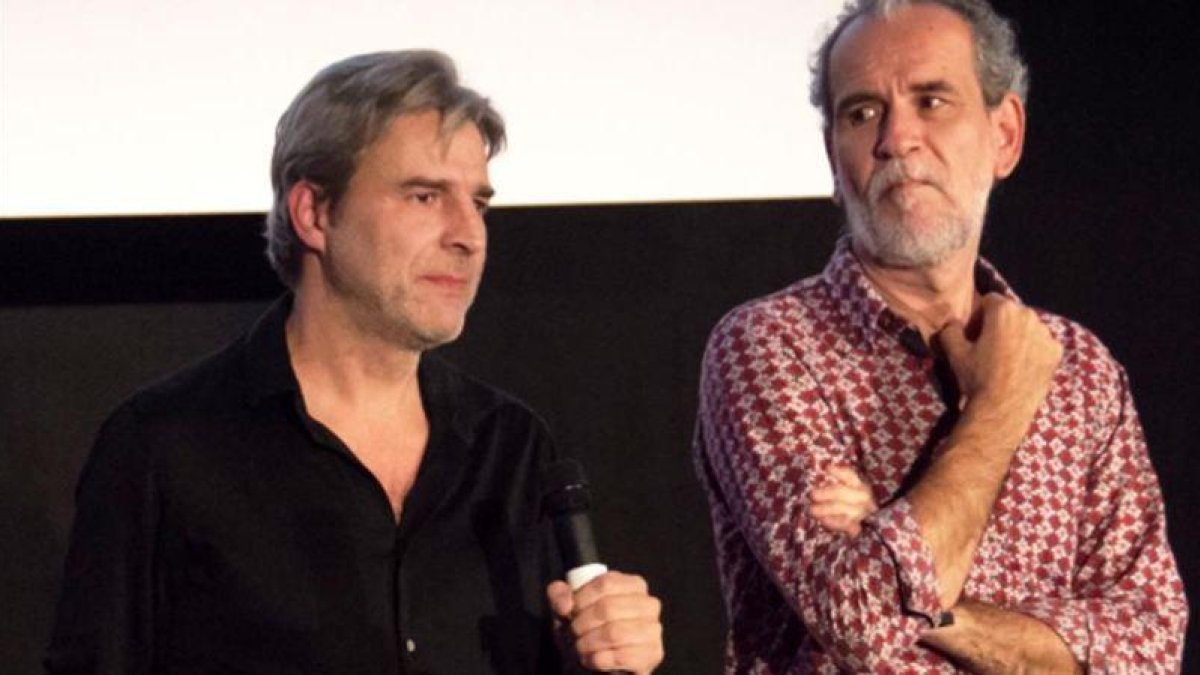 Alberto San Juan y Willy Toledo, en la presentación de El Rey en el Festival de Sevilla-FESTIVAL DE SEVILLA