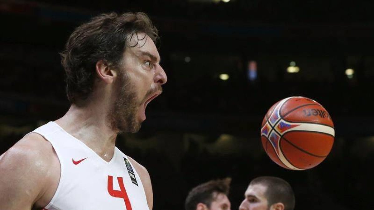 Pau Gasol, la estrella de España.-EFE