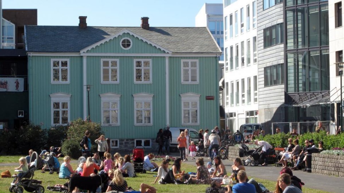 La plaza del Parlamento de Reykiavik.-XAVIER MORET