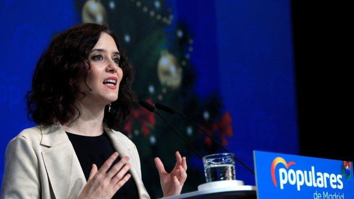 La presidenta de la Comunidad de Madrid, Isabel Díaz Ayuso.-EFE / FERNANDO ALVARADO