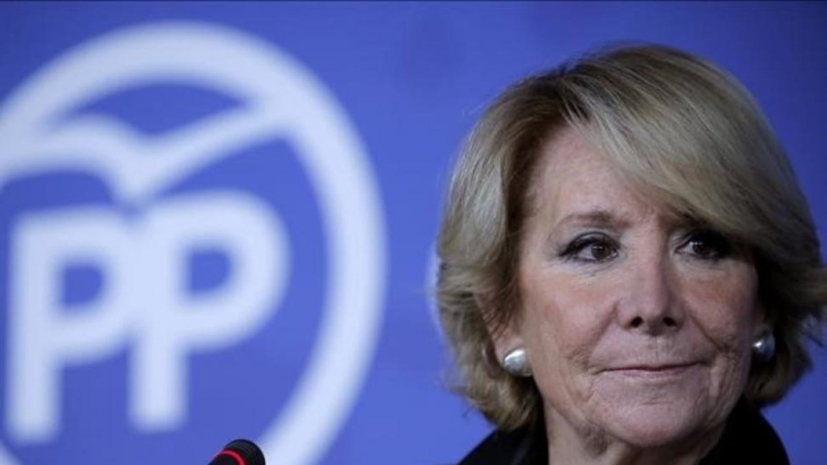 Esperanza Aguirre, expresidenta del PP de Madrid, en el 2016.-JOSE LUIS ROCA