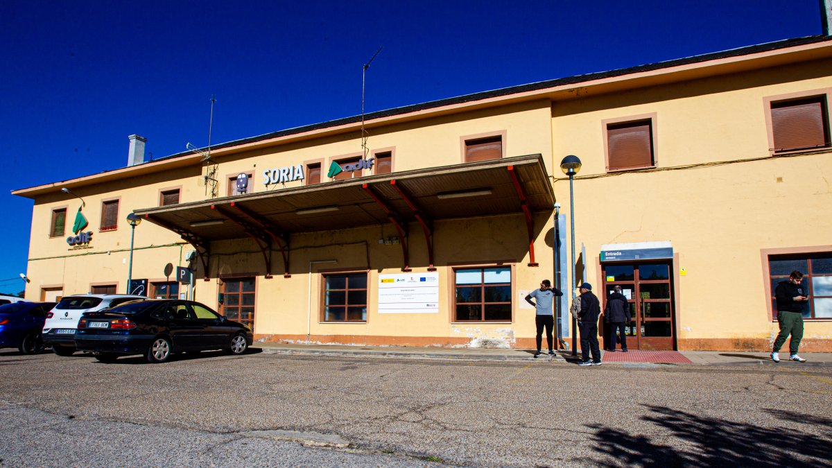 Estación del ferrocarril de la capital. MARIO TEJEDOR