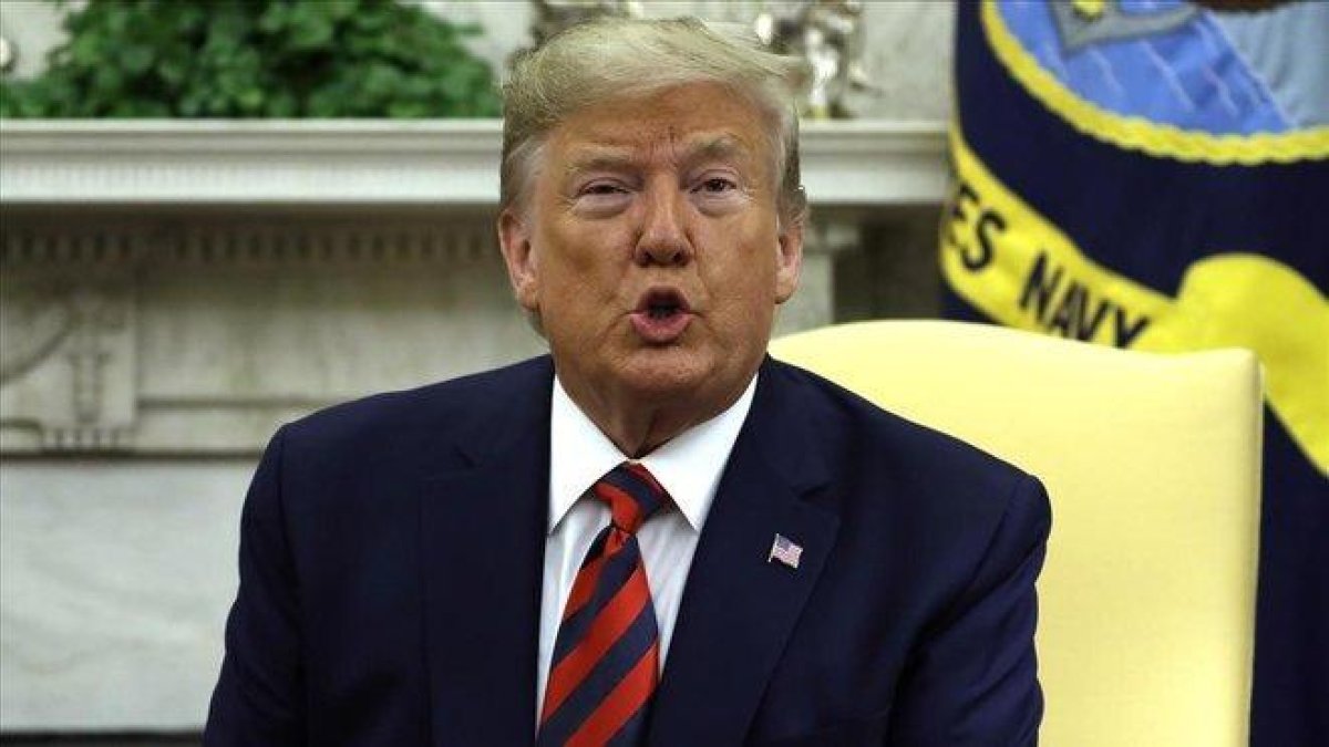 El presidente de EEUU, Donald Trump.-AP / EVAN VUCCI