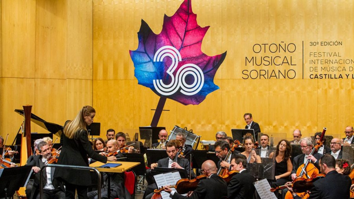 La Orquesta Sinfónica de CyL en el Otoño musical soriano. MARIO TEJEDOR