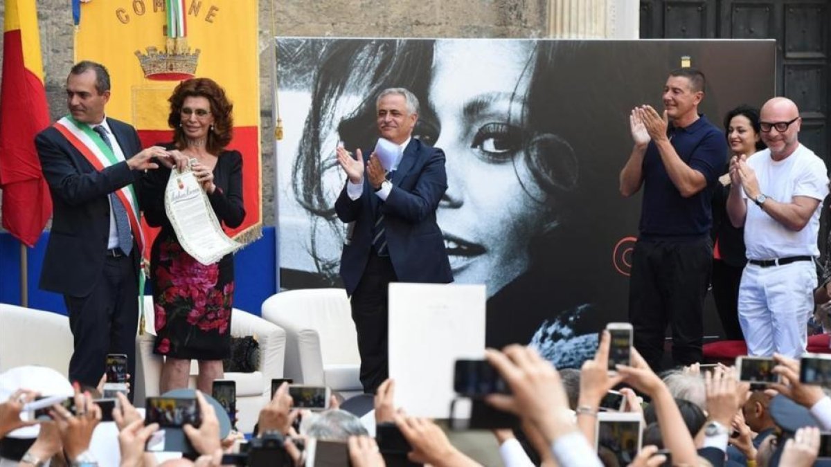 Nápoles nombra ciudadana de honor a Sofía Loren.-GTRES