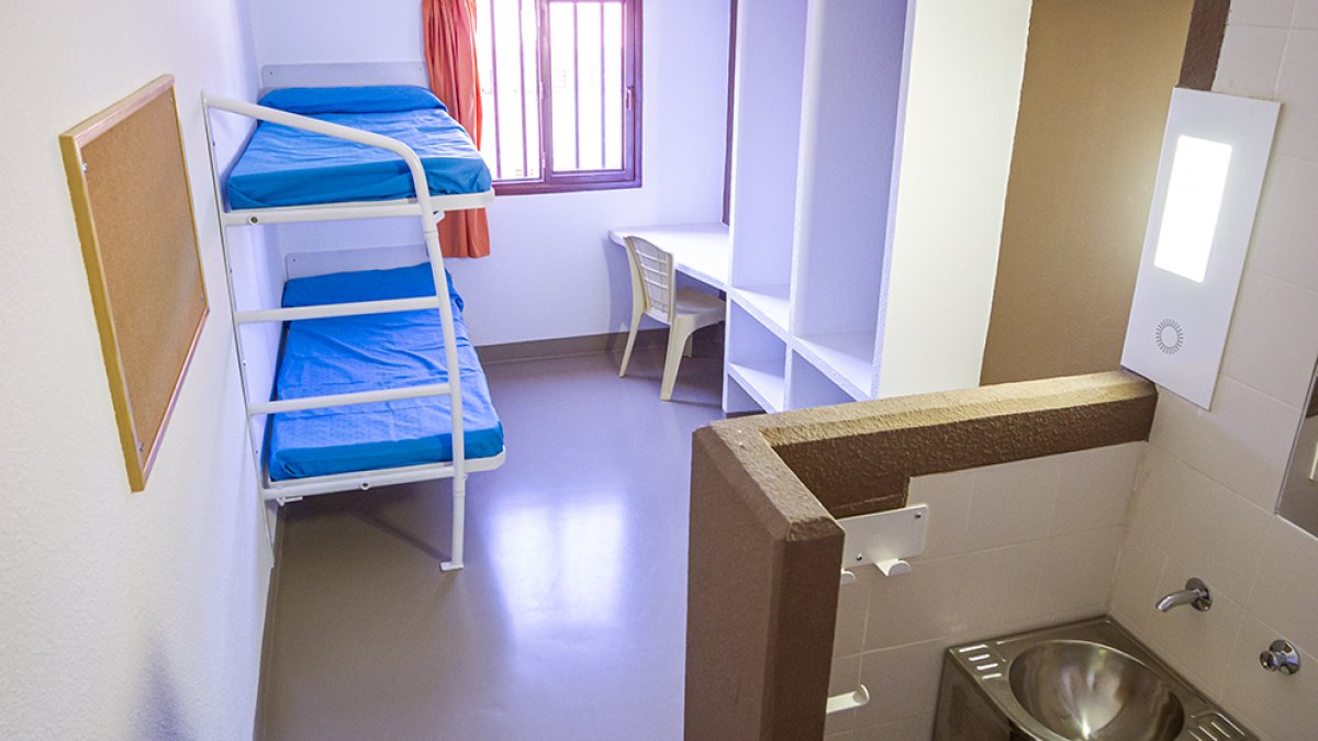 Una de las celdas del nuevo centro penitenciario. MARIO TEJEDOR
