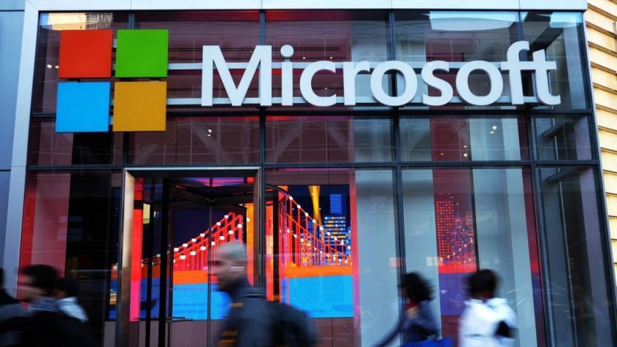Central de Microsoft en Nueva York.-AFP / JEWEL SAMAD