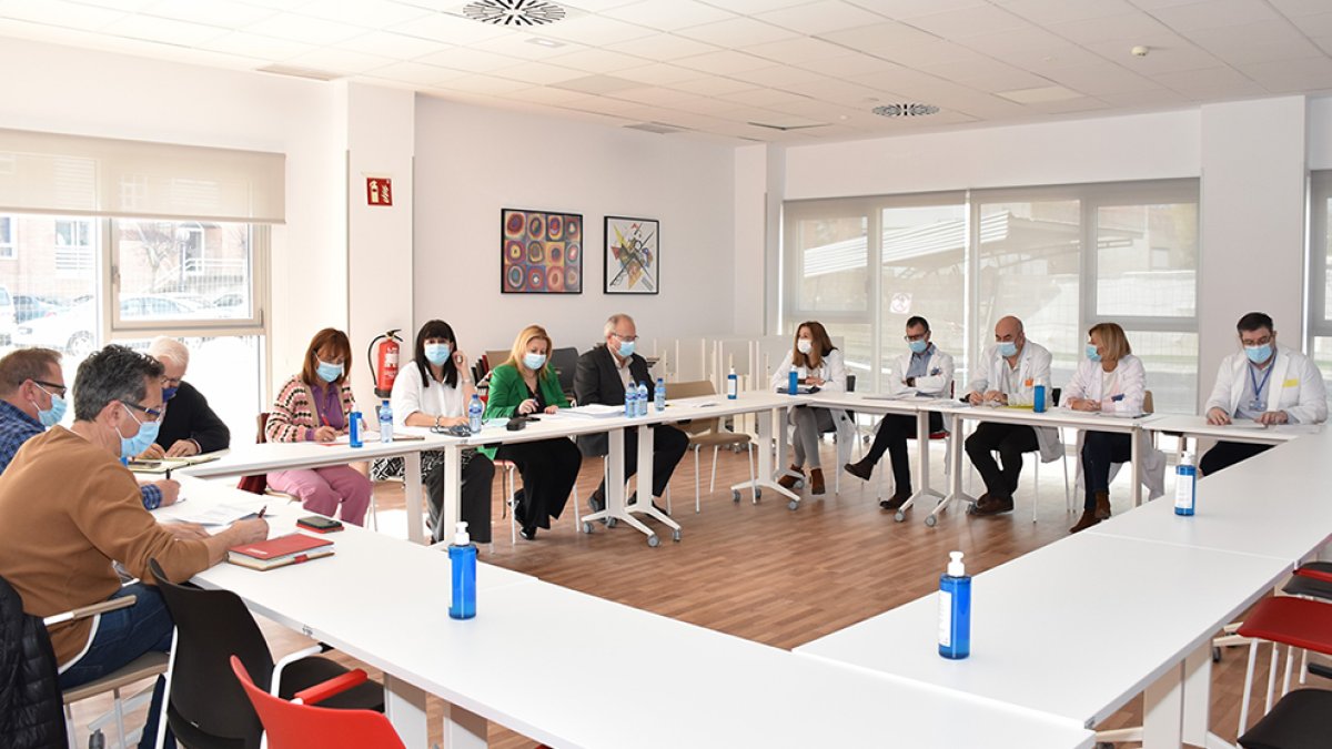 Celebración del Consejo de Salud de Área, ayer. HDS
