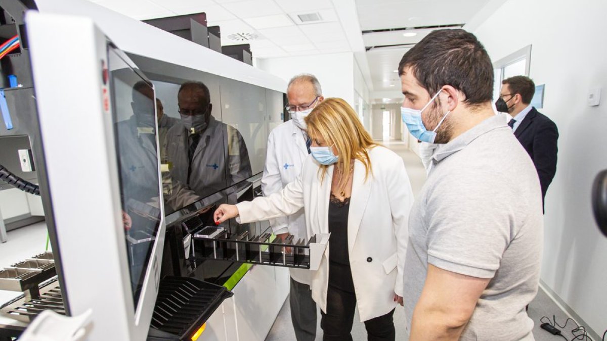 Visita a las instalaciones del nuevo hospital Santa Bárbara. MARIO TEJEDOR