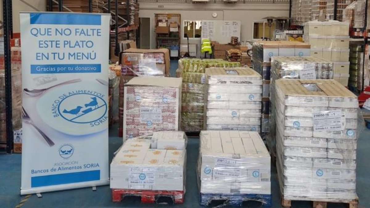 Ayuda enviada a Ucrania por el Banco de Alimentos de Soria a primeros de marzo. HDS