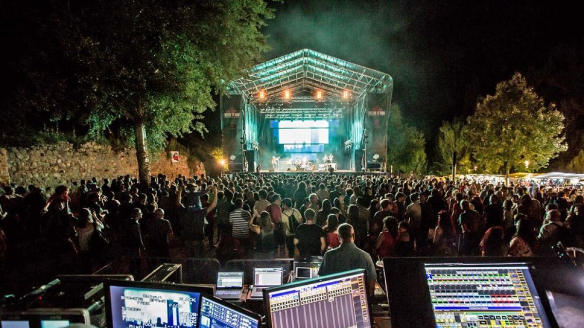 Uno de los conciertos de Enclave de Agua el año pasado.-Enclave de Agua