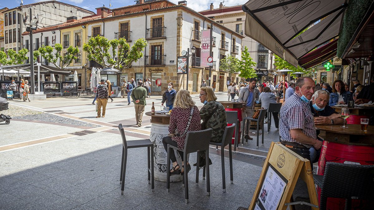 Plaza Herradores y parte del Collado.-MARIO TEJEDOR