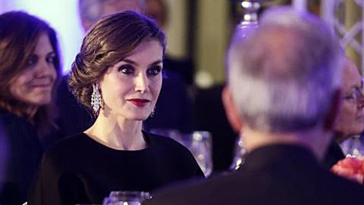 Doña Letizia en un reciente acto público.-Antonio Heredia