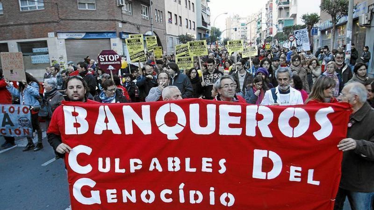 Manifestación en Alicante. EL MUNDO-