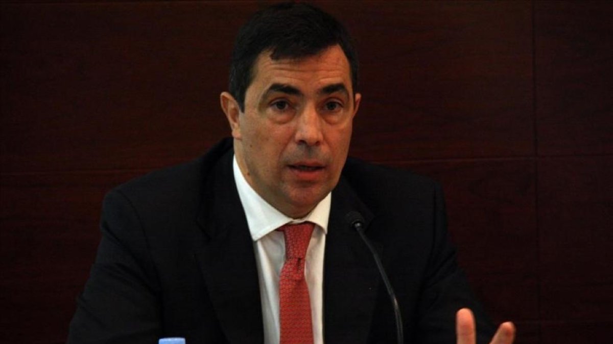 Pere Soler, en una comparecencia en el Parlament.-ACN / POL SOLÀ