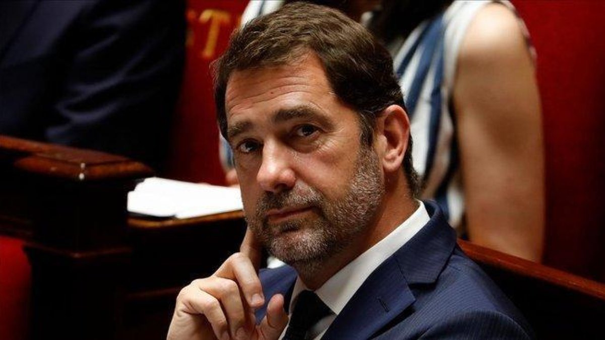 El ministro del Interior, Christophe Castaner, en la Asamblea Nacional.-AFP / THOMAS SAMSON