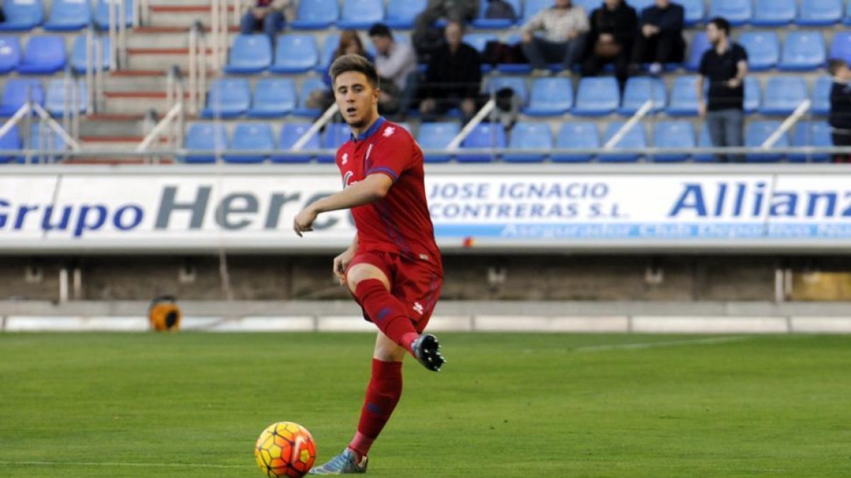 Jon Gaztañaga será una de las novedades en el once numantino en Tenerife.-DIEGO MAYOR