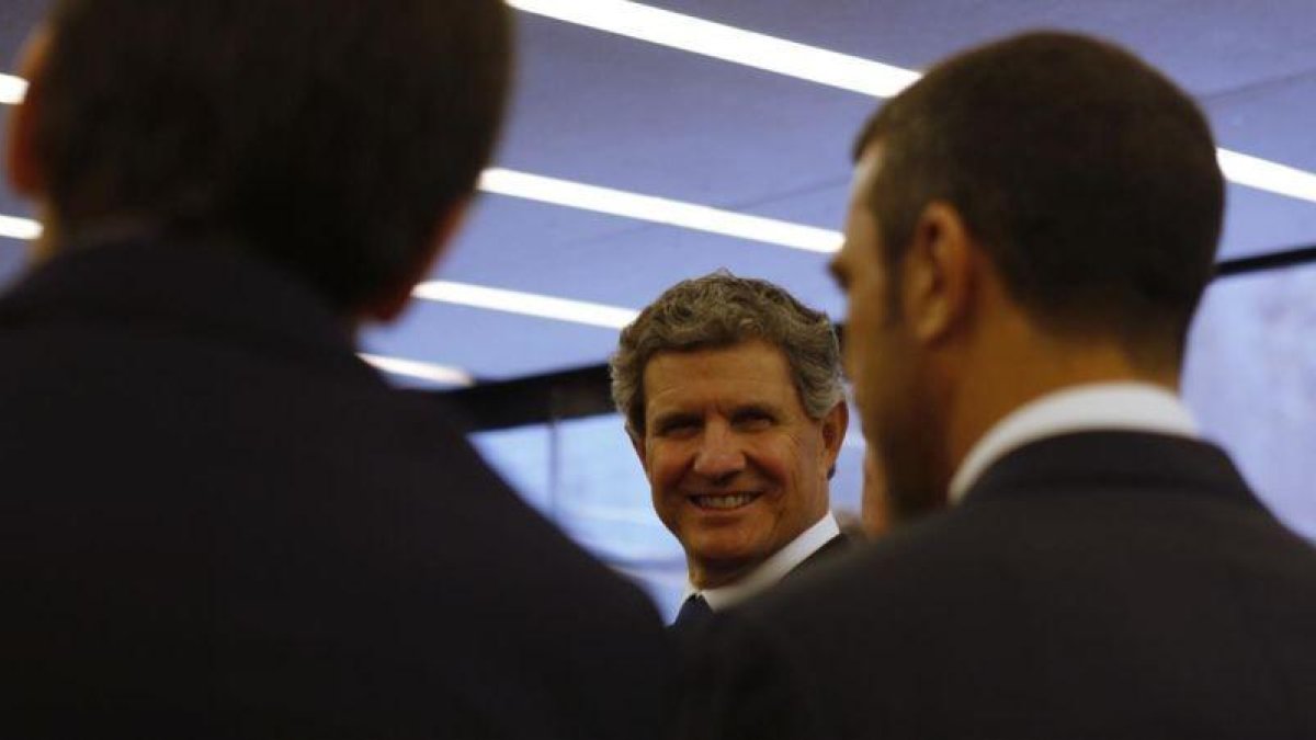 Francisco J. Riberas, tras la asamblea del IEFE en Barcelona.-ALBERT BERTRAN