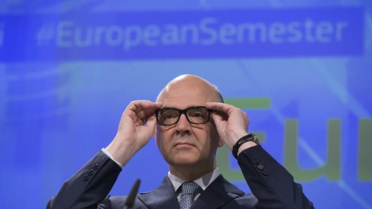 El comisario europeo de Asuntos Económicos de la Unión Europea (UE), Pierre Moscovici.-EFE