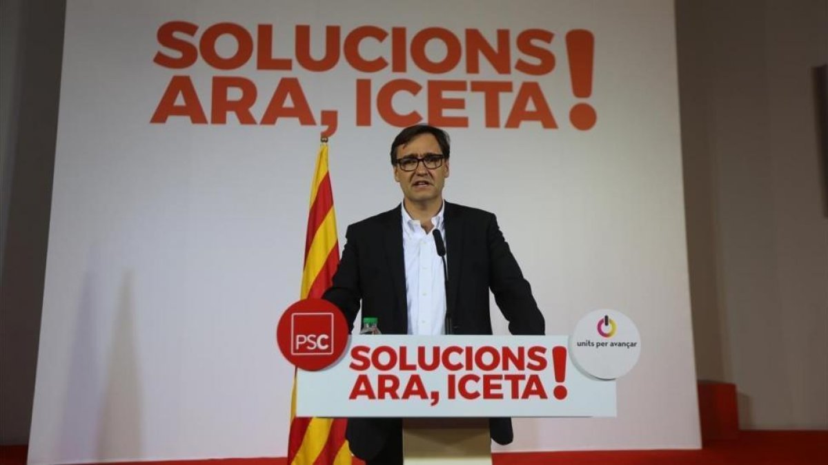 El secretario de organización, Salvador Illa.-/ DANNY CAMINAL