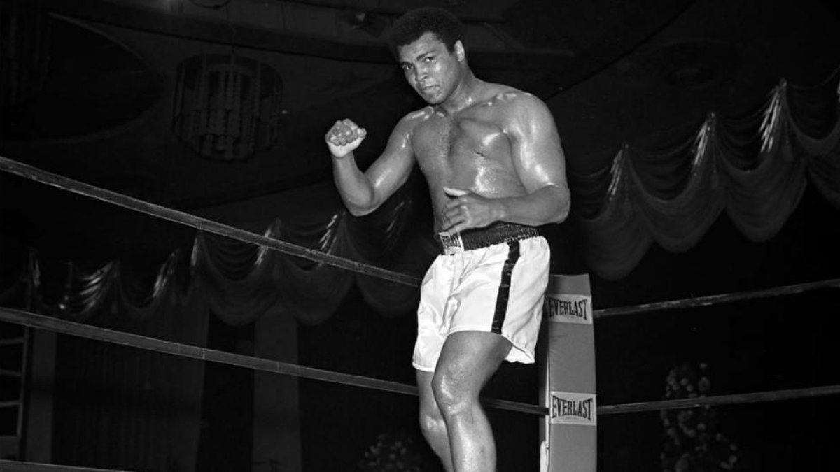 Muhammad Ali, durante la víspera de su combate ante Joe Frazier-EFE / LAS VEGAS NEWS BUREAU