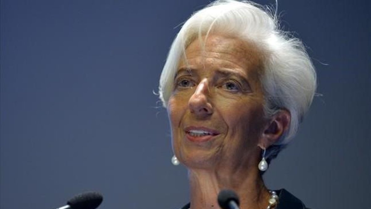 Christine Lagarde, directora del Fondo Monetario Internacional, en una foto de archivo del 12 de enero del 2016.-AFP / ERIC PIERMONT