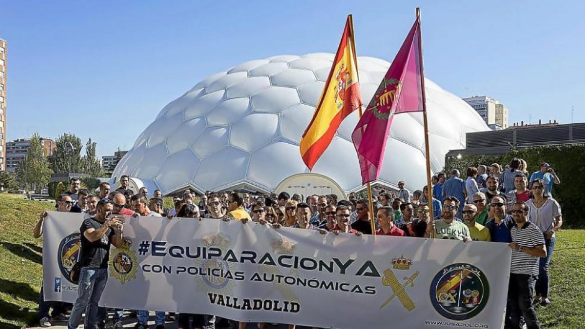 Manifestación celebrada en el mes de septiembre en Valladolid.-EL MUNDO