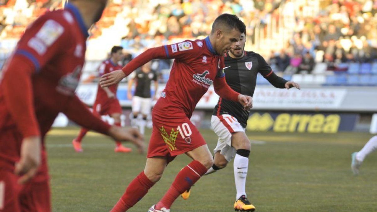 Julio Álvarez quiere un Numancia más fiable en defensa para poder optar a la opción de entrar en puestos de play off.-Diego Mayor