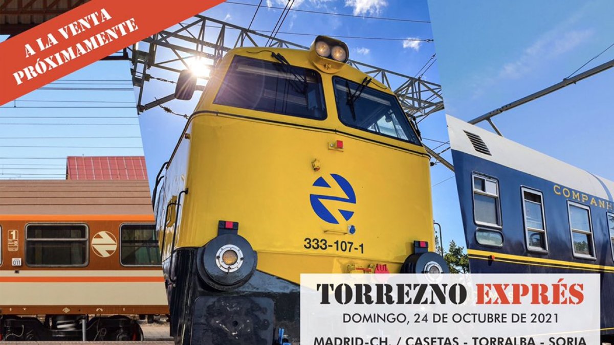 Cartel anunciador del flete del primer Torrezno Express. HDS