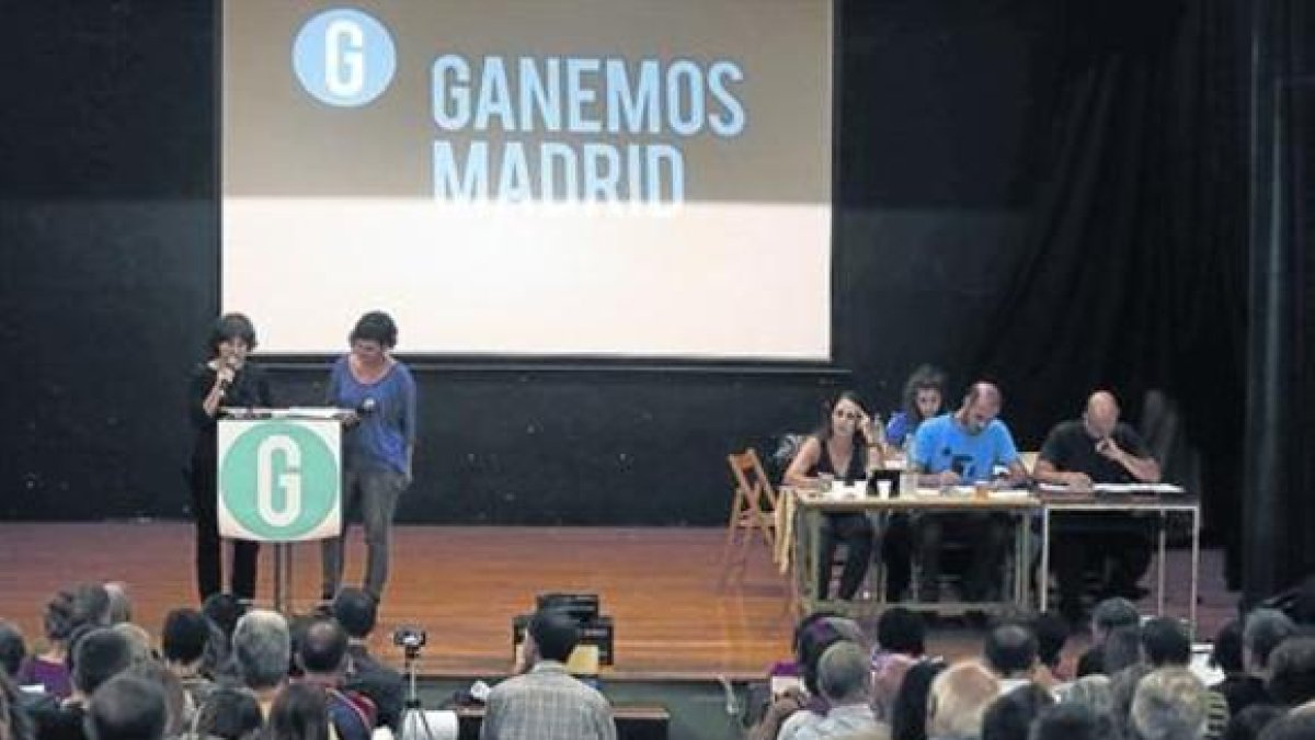 Asamblea constituyente 8Acto de la plataforma Ganemos Madrid, celebrado ayer.-AGUSTÍN CATALÁN