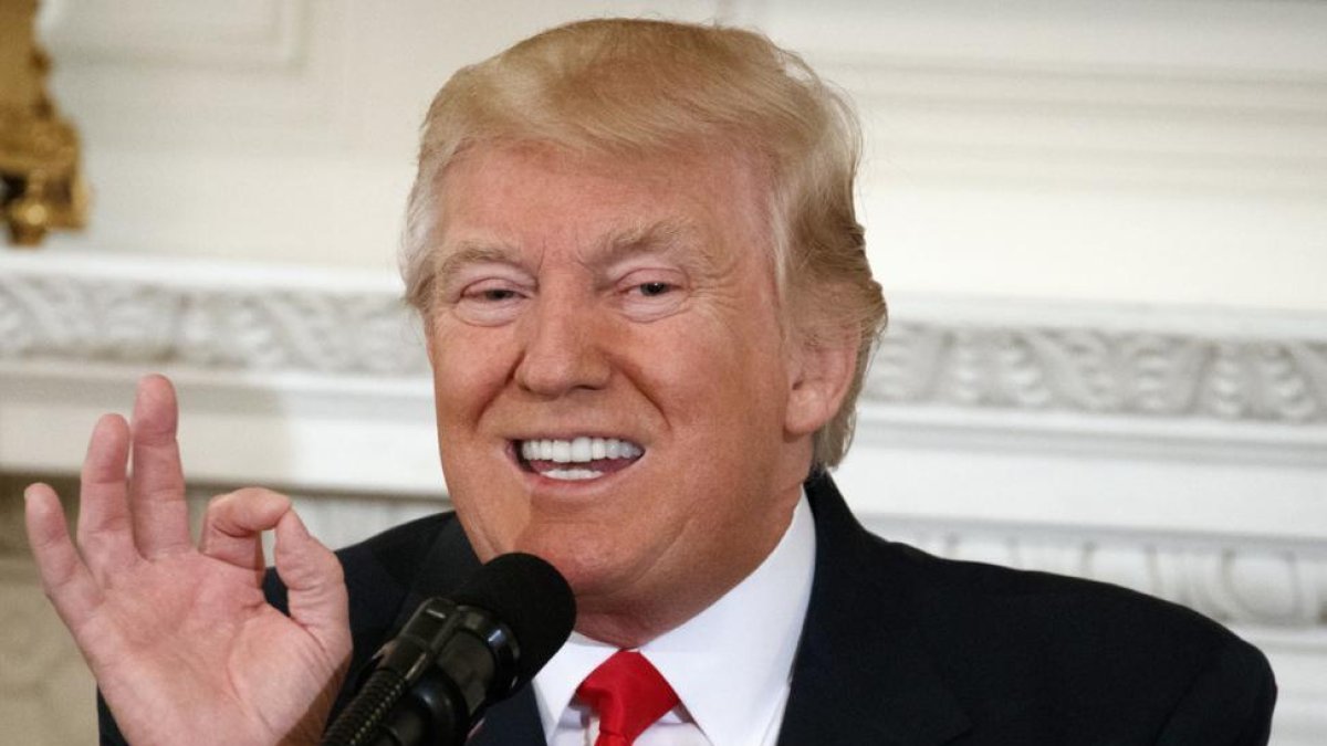 Donald Trump en la Casa Blanca.-EVAN VUCCI / AP