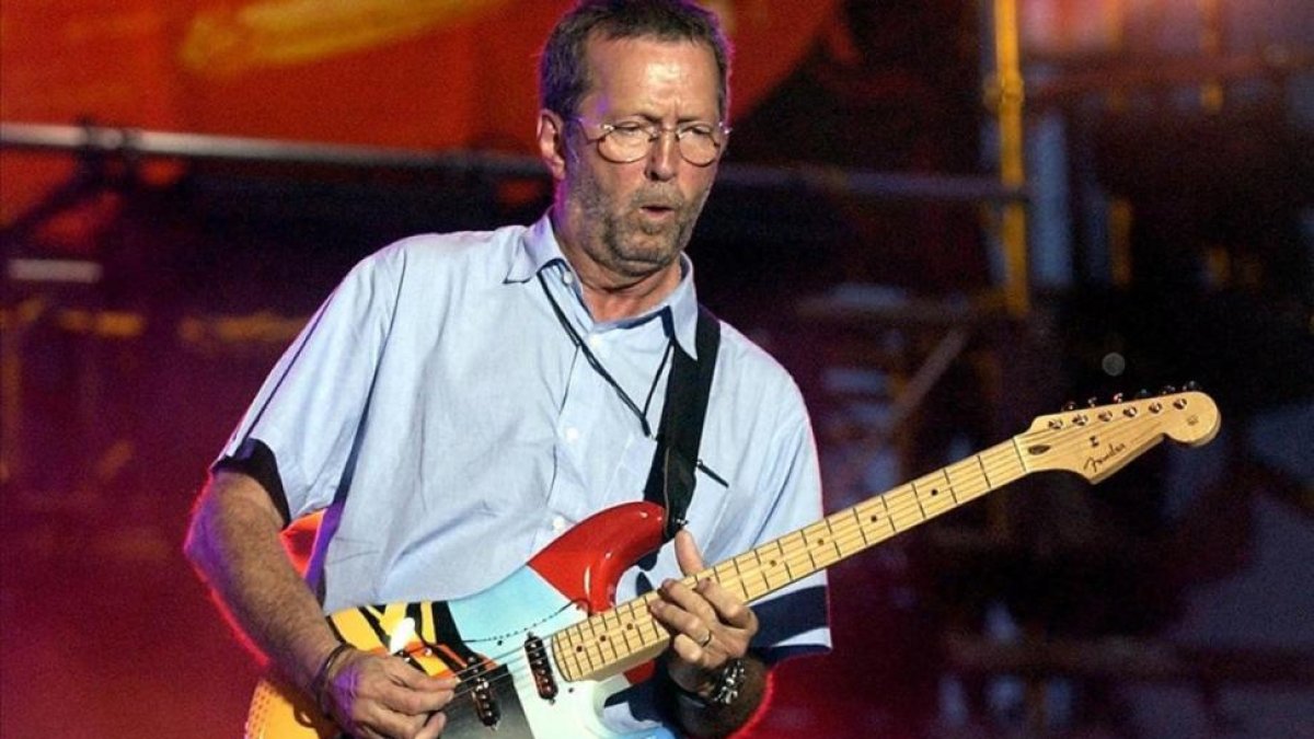 Clapton, en un concierto en Dallas-AP