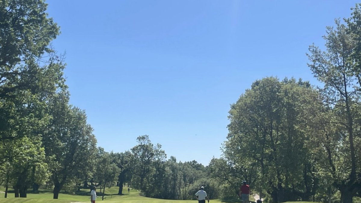 Imagen del campo de golf de Pedrajas. HDS