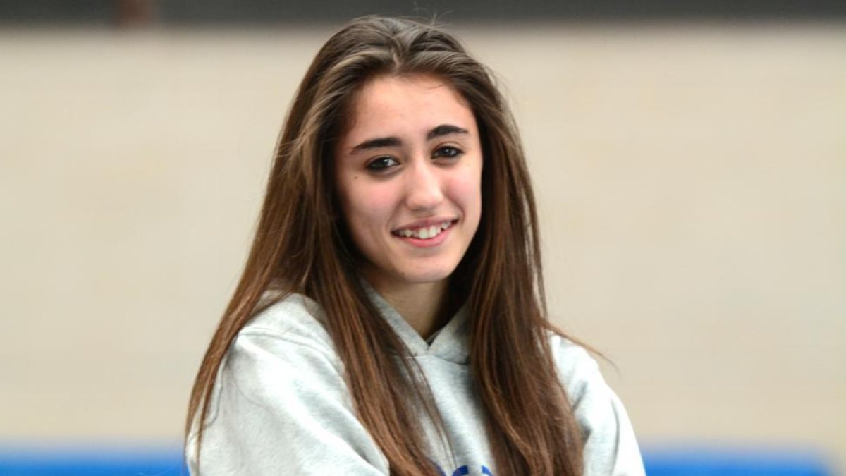 La velocista del Caep, Mireia Guerra, fue bronce en Valencia en los 60 metros.-ÁLVARO MARTINEZ